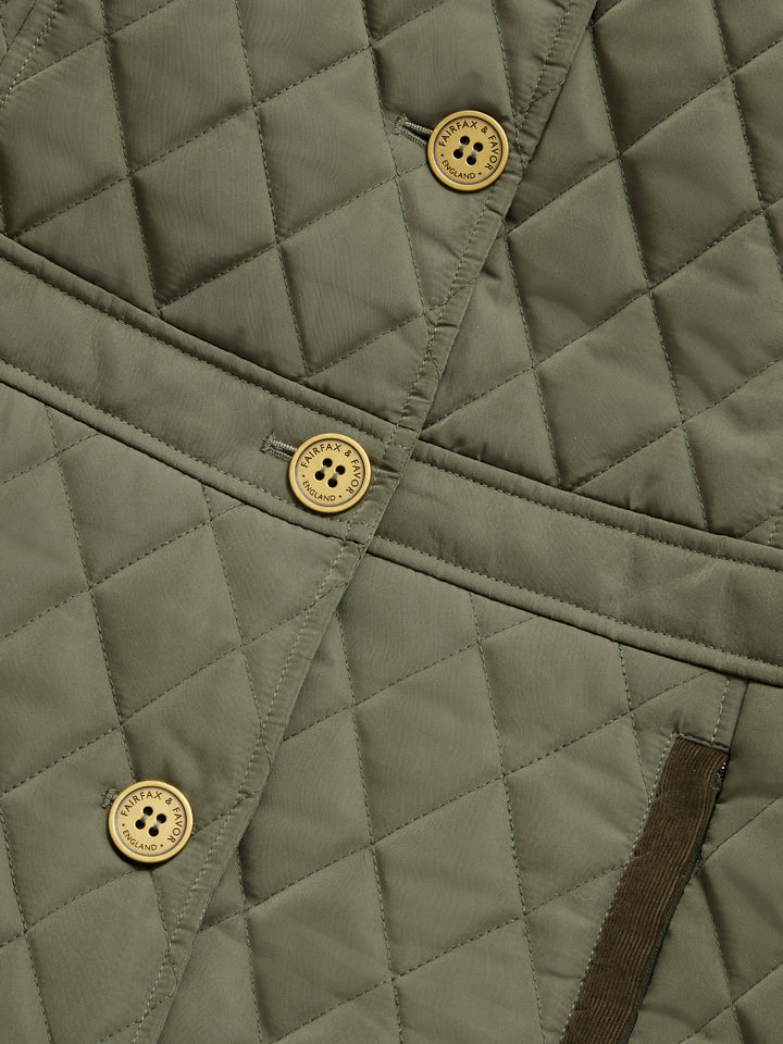 The Bella Women's Jacket - Sage Quilt