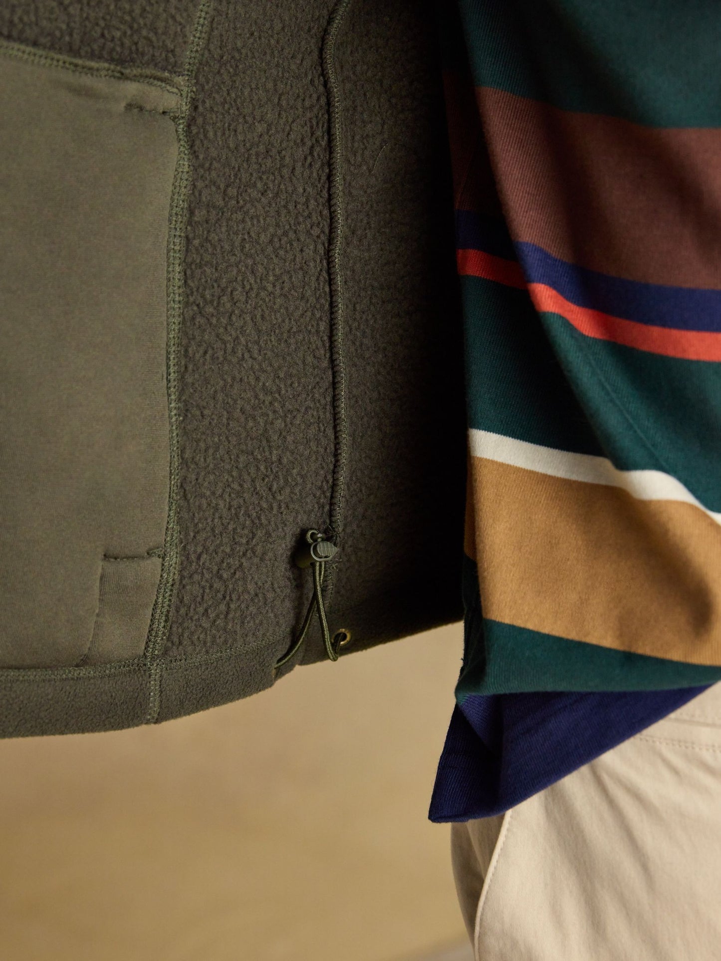 Heritage Fleece Green Gilet