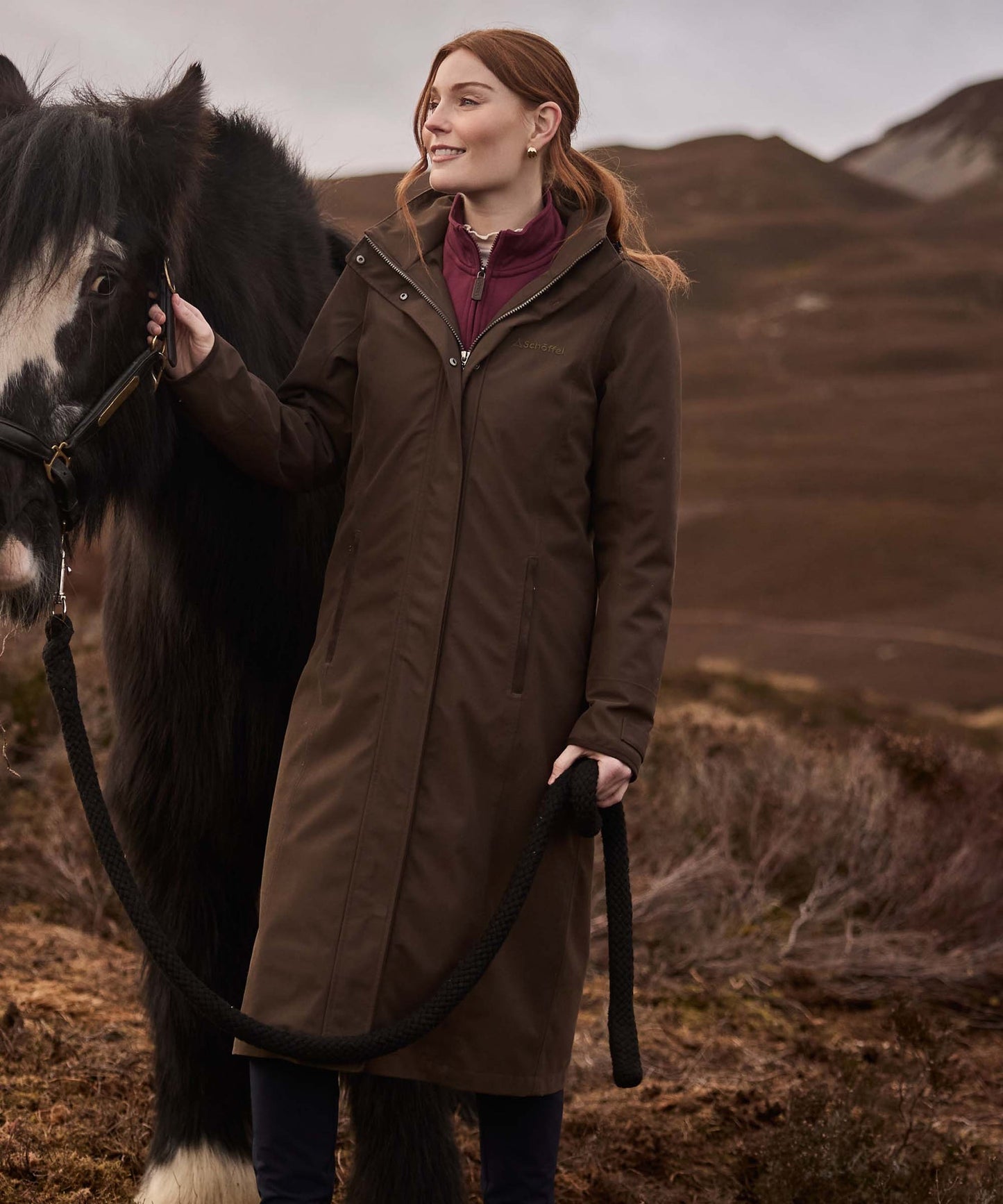 Marefield WP Coat dark caper
