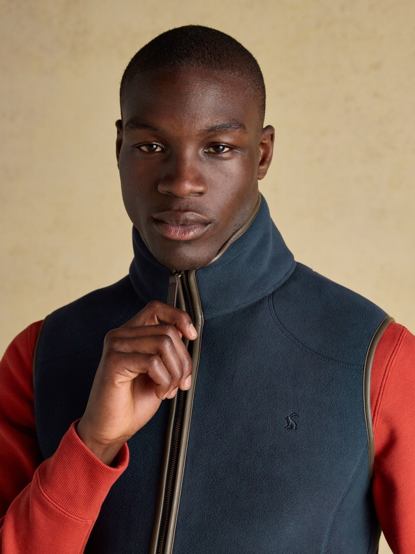 Heritage Fleece Navy Gilet