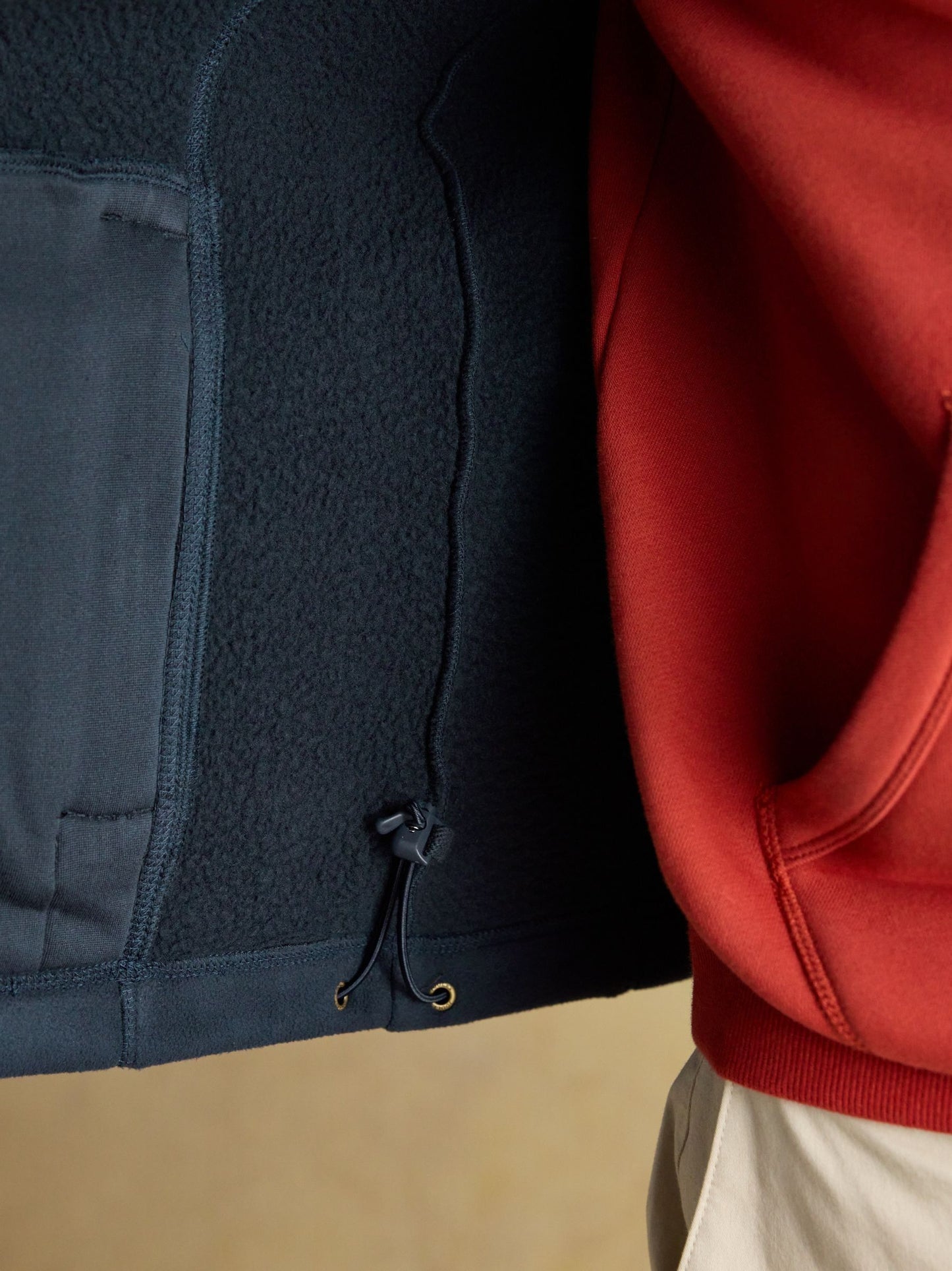Heritage Fleece Navy Gilet