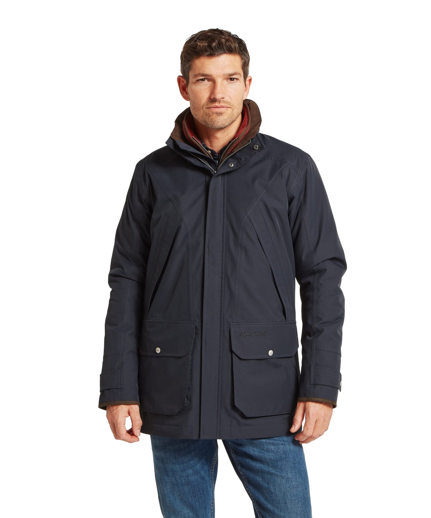 Barrow Country Coat Carbon Navy