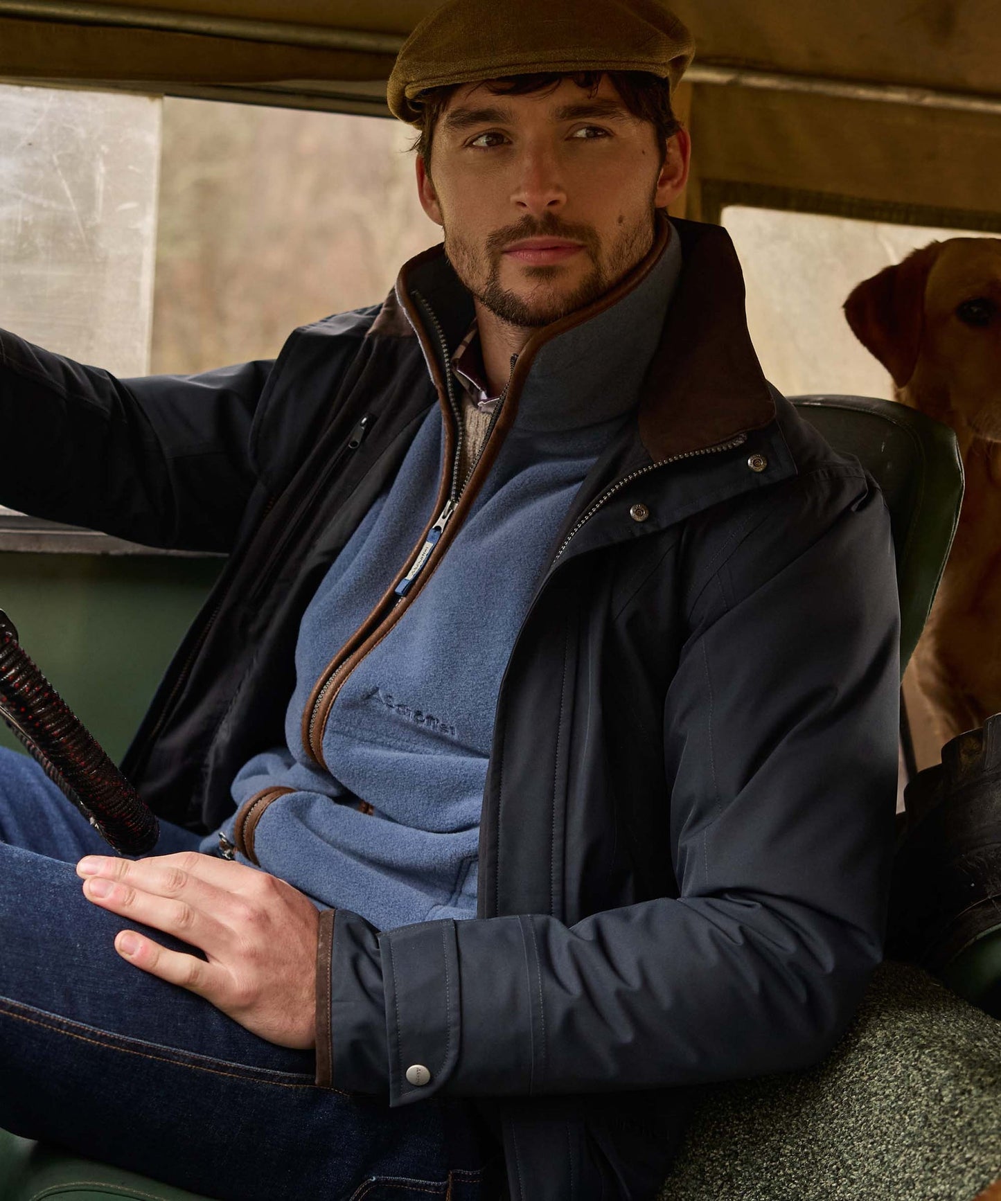 Barrow Country Coat Carbon Navy