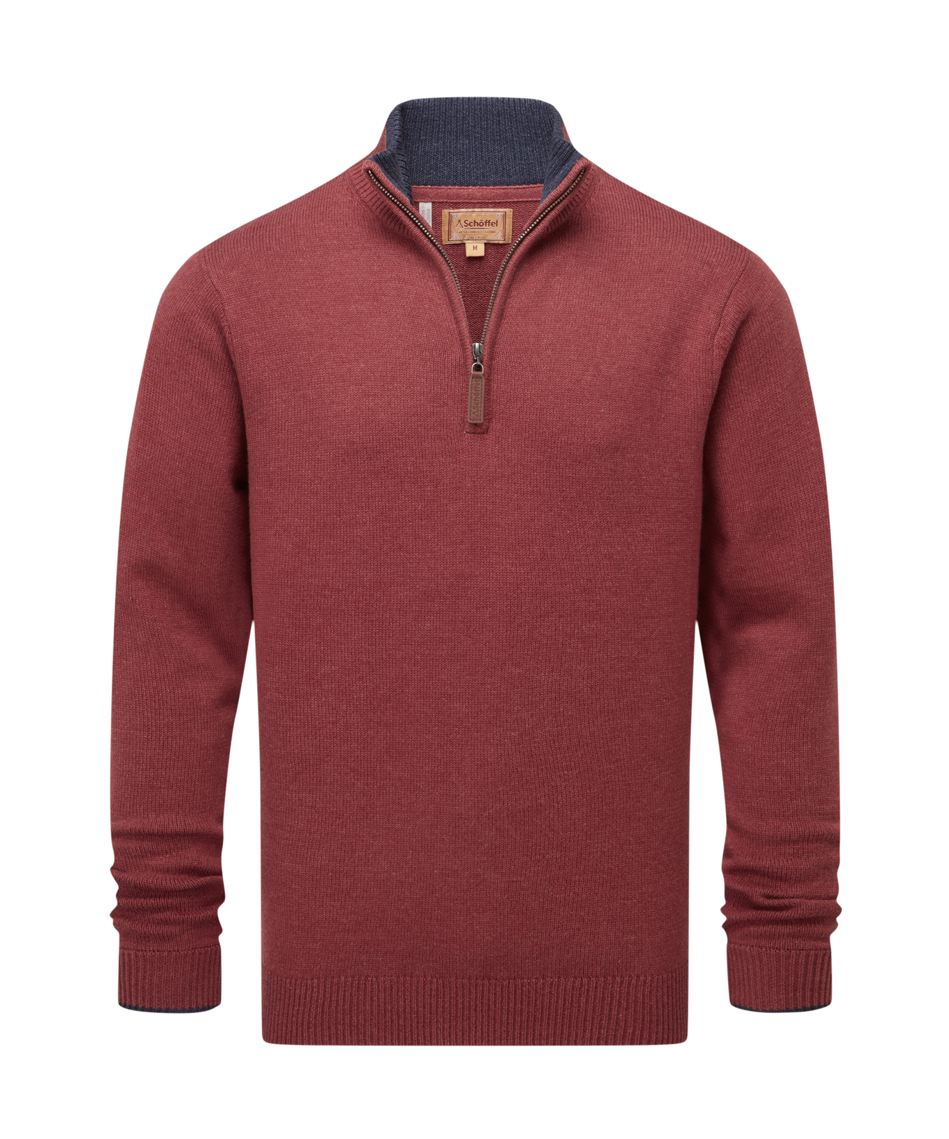 Blair Quarter Zip Jumper Redwood