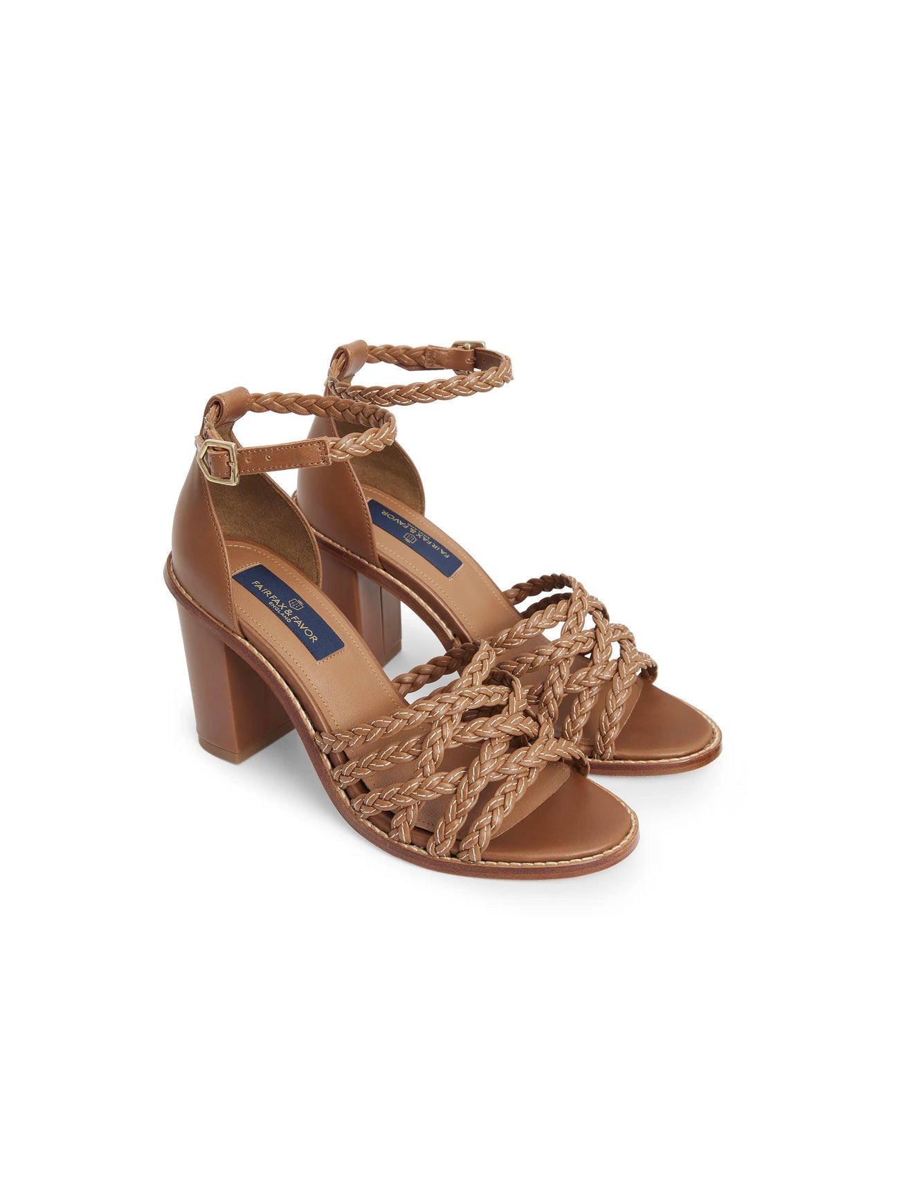 Seville Tan Heeled Sandal
