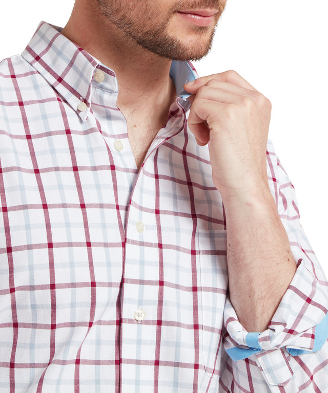 Brancaster Classic Shirt Mountain Blue Check