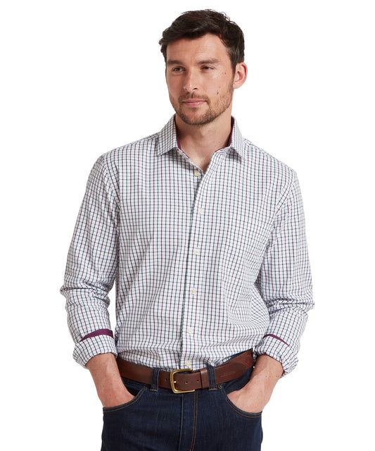 Milton Tailored Shirt Botanical Green