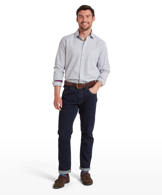 Milton Tailored Shirt Botanical Green