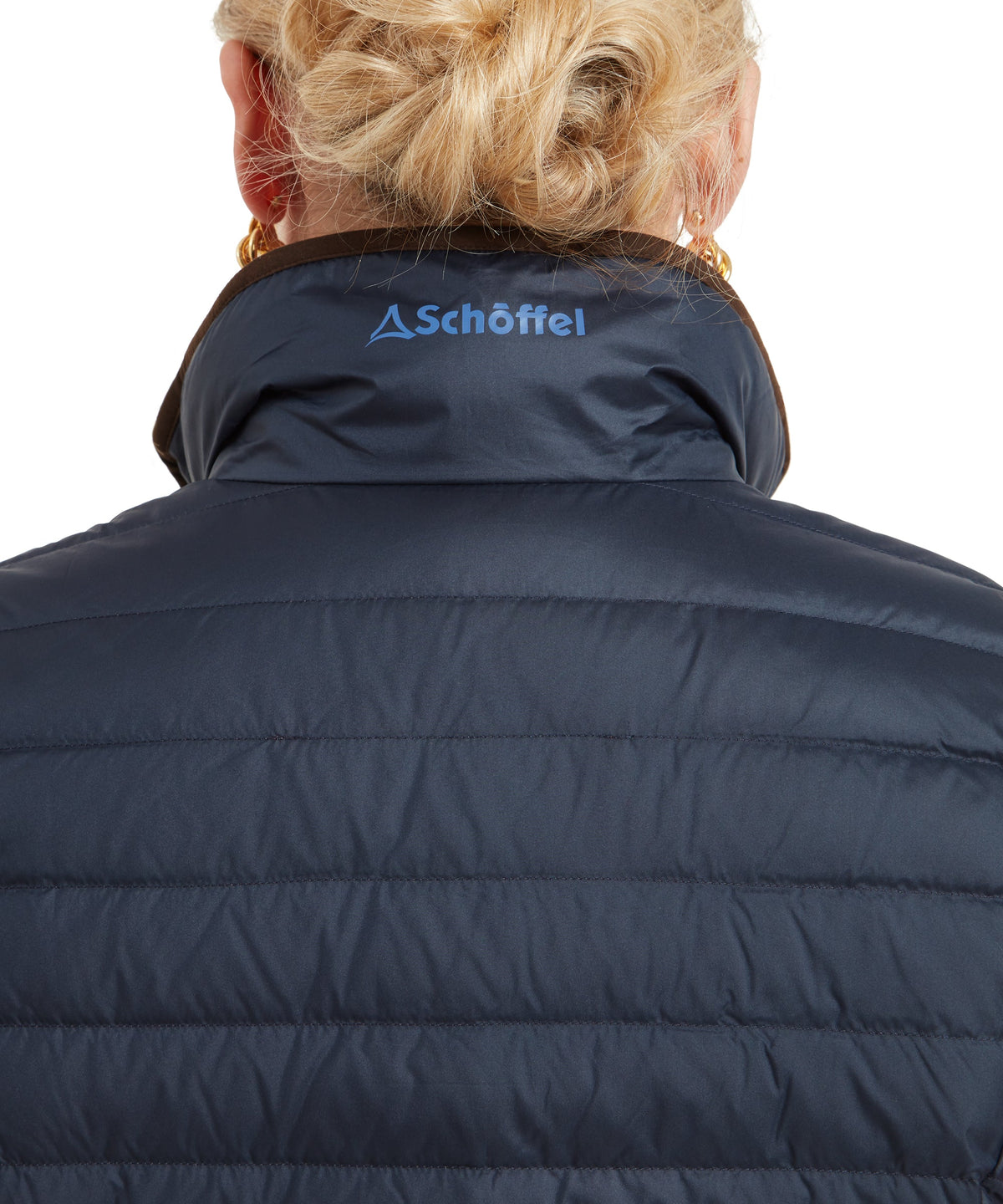 Launde Down Gilet Petrol Blue