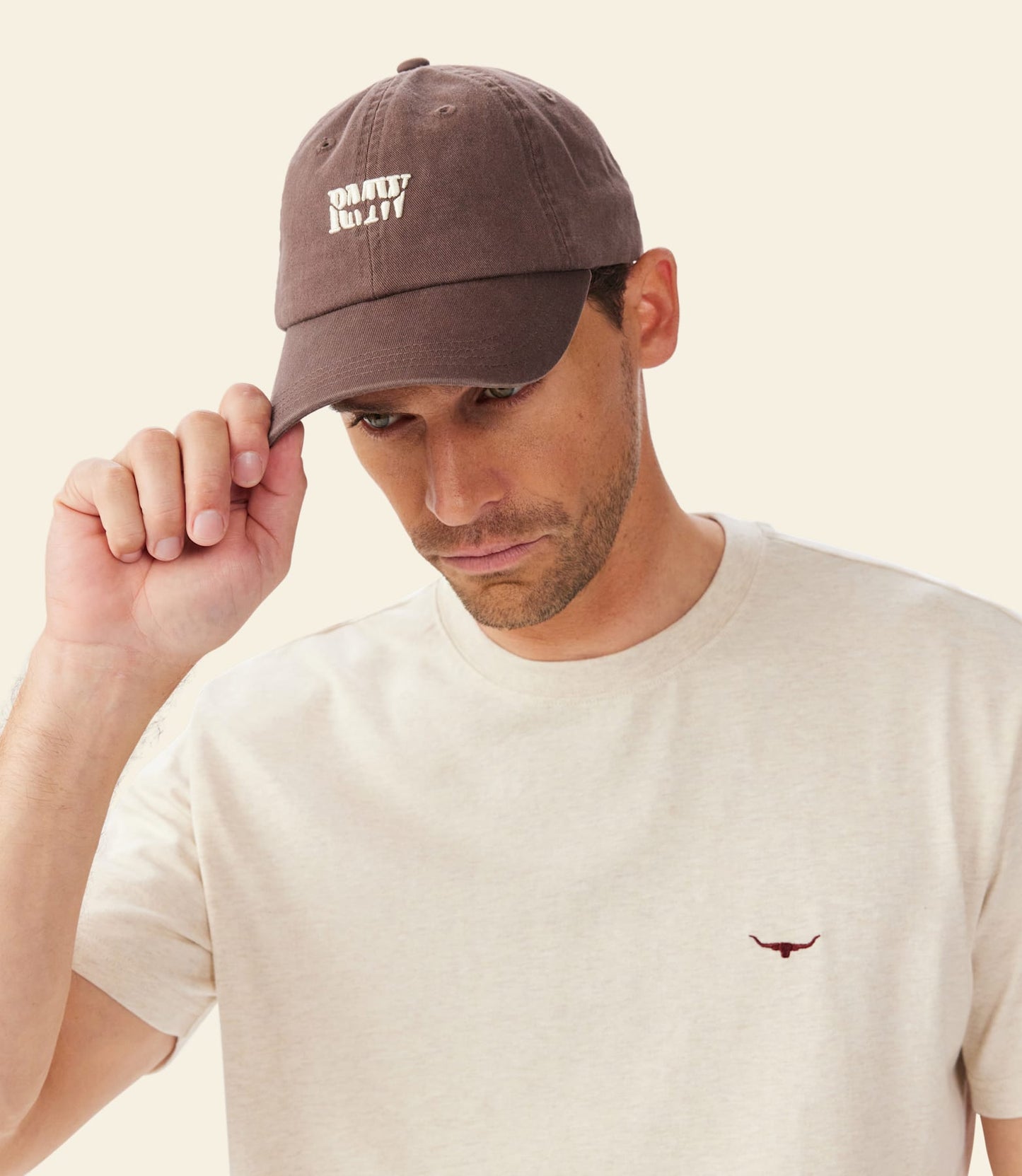 Branded Twill Cap Hot Fudge