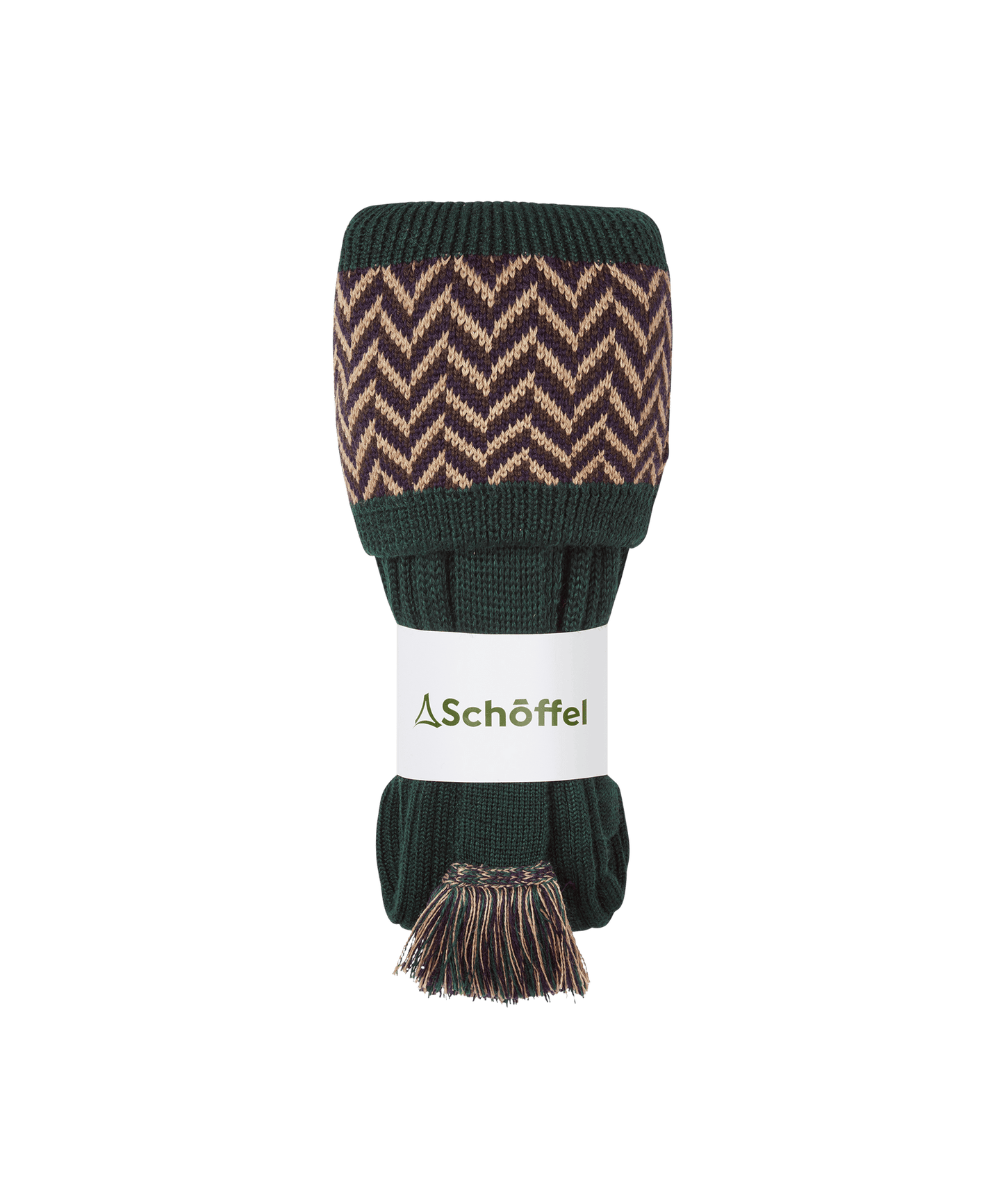 Men's Herringbone Socks - Deep Pine