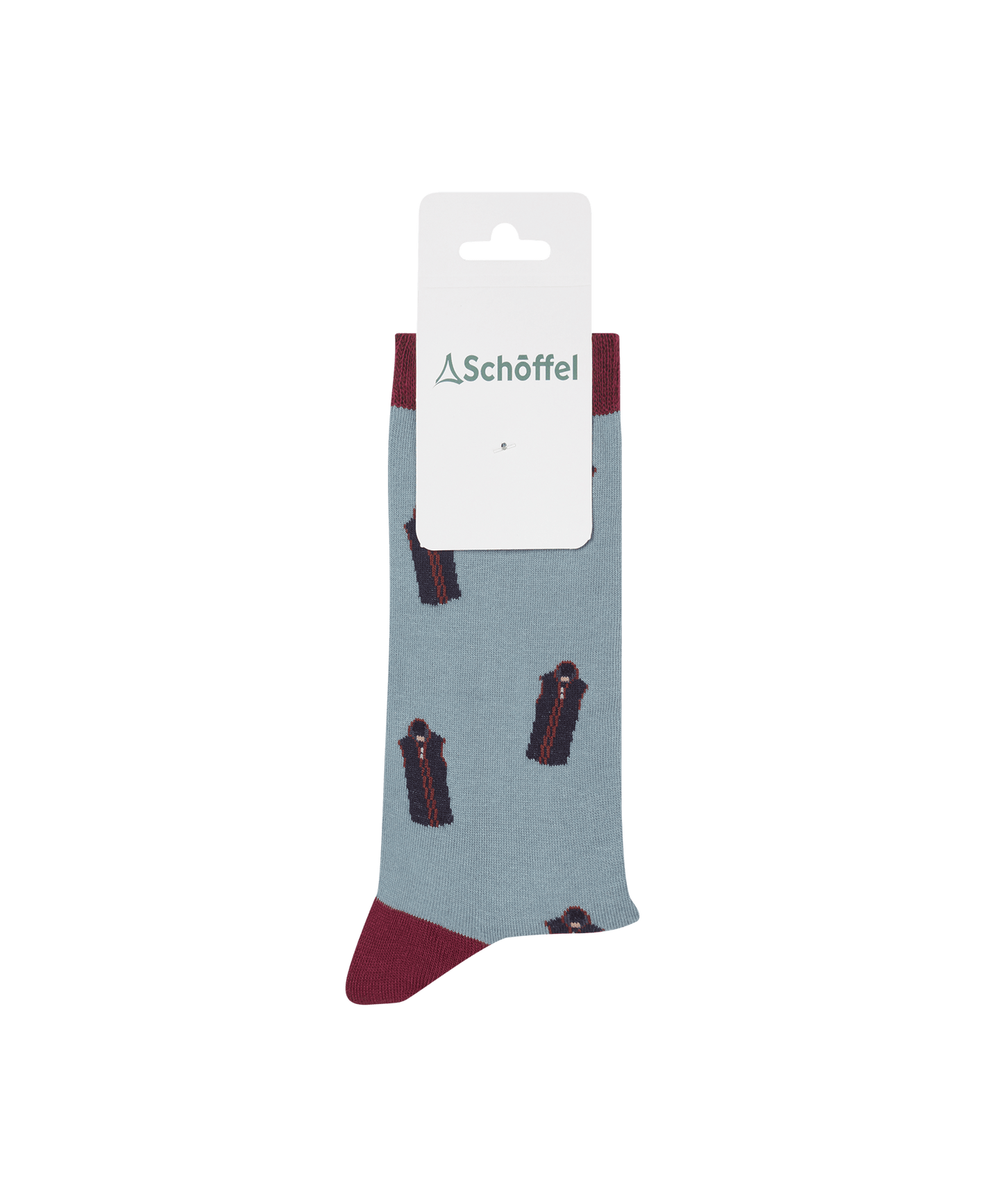 Women's Single Cotton Socks - Sterling Blue Lyndon