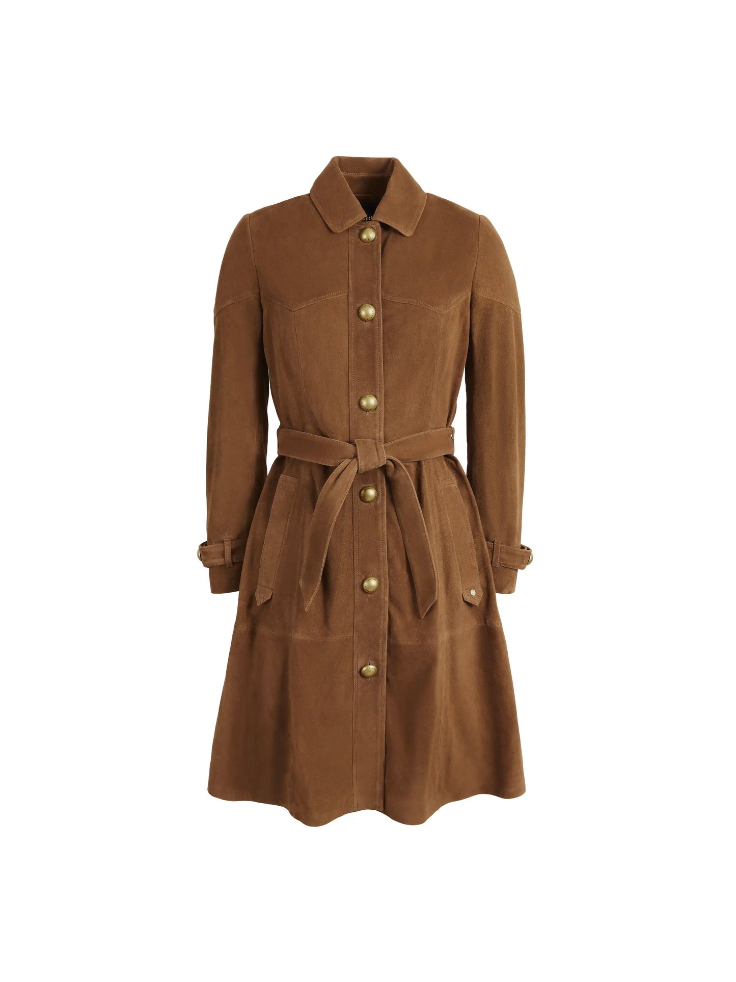 Lylla Tan Suede Coat