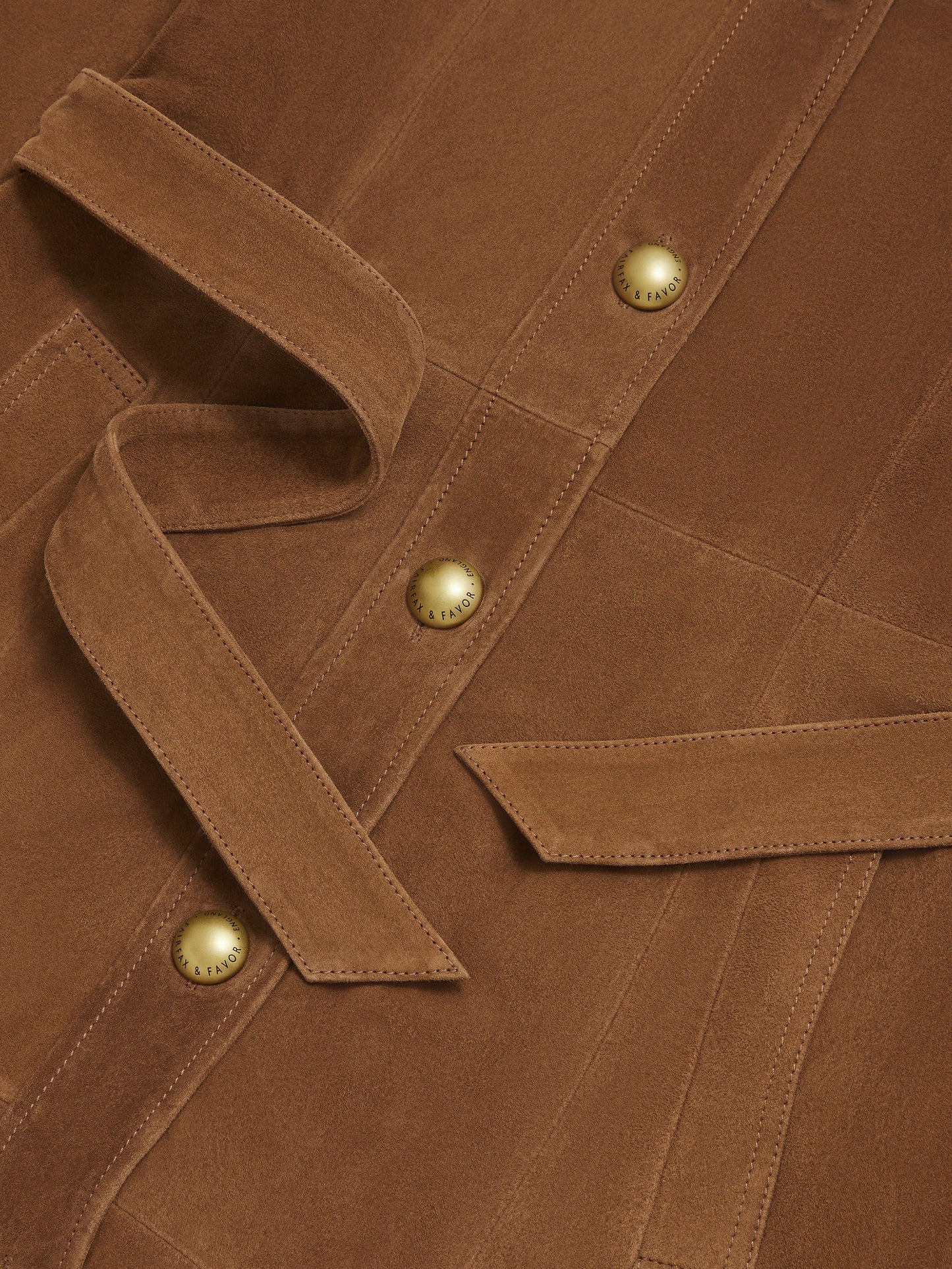 Lylla Tan Suede Coat
