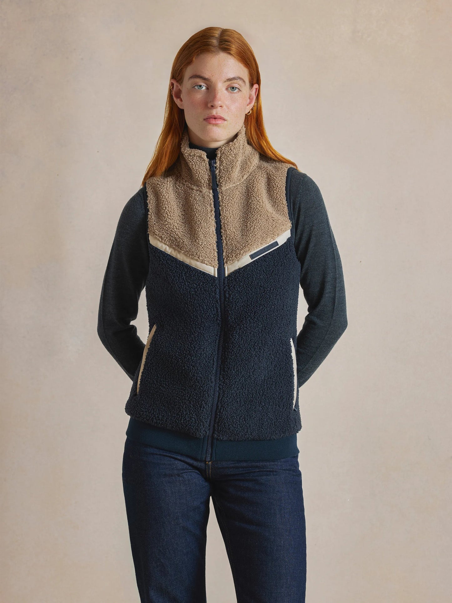 Ava Tricolour Gilet