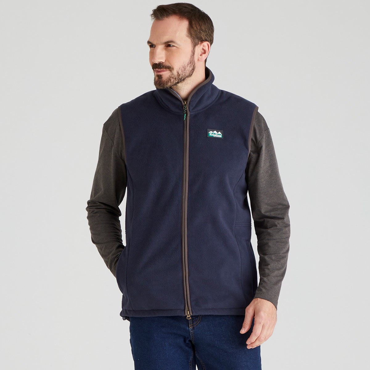 Ridgeline Mens Kodiak Gilet - Navy / XS