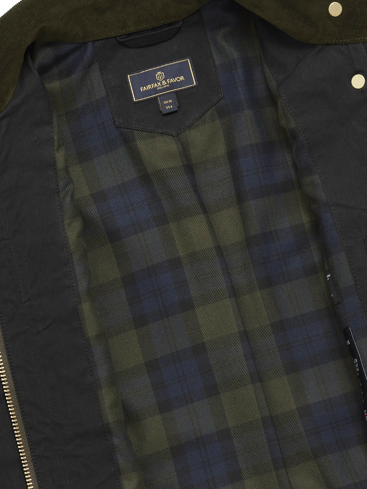 The Sadie Women’s Jacket - Black Dry Wax Cotton