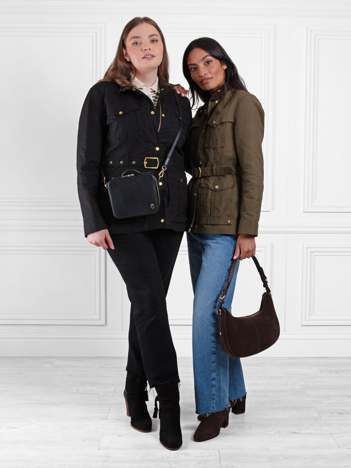 The Sadie Women’s Jacket - Black Dry Wax Cotton