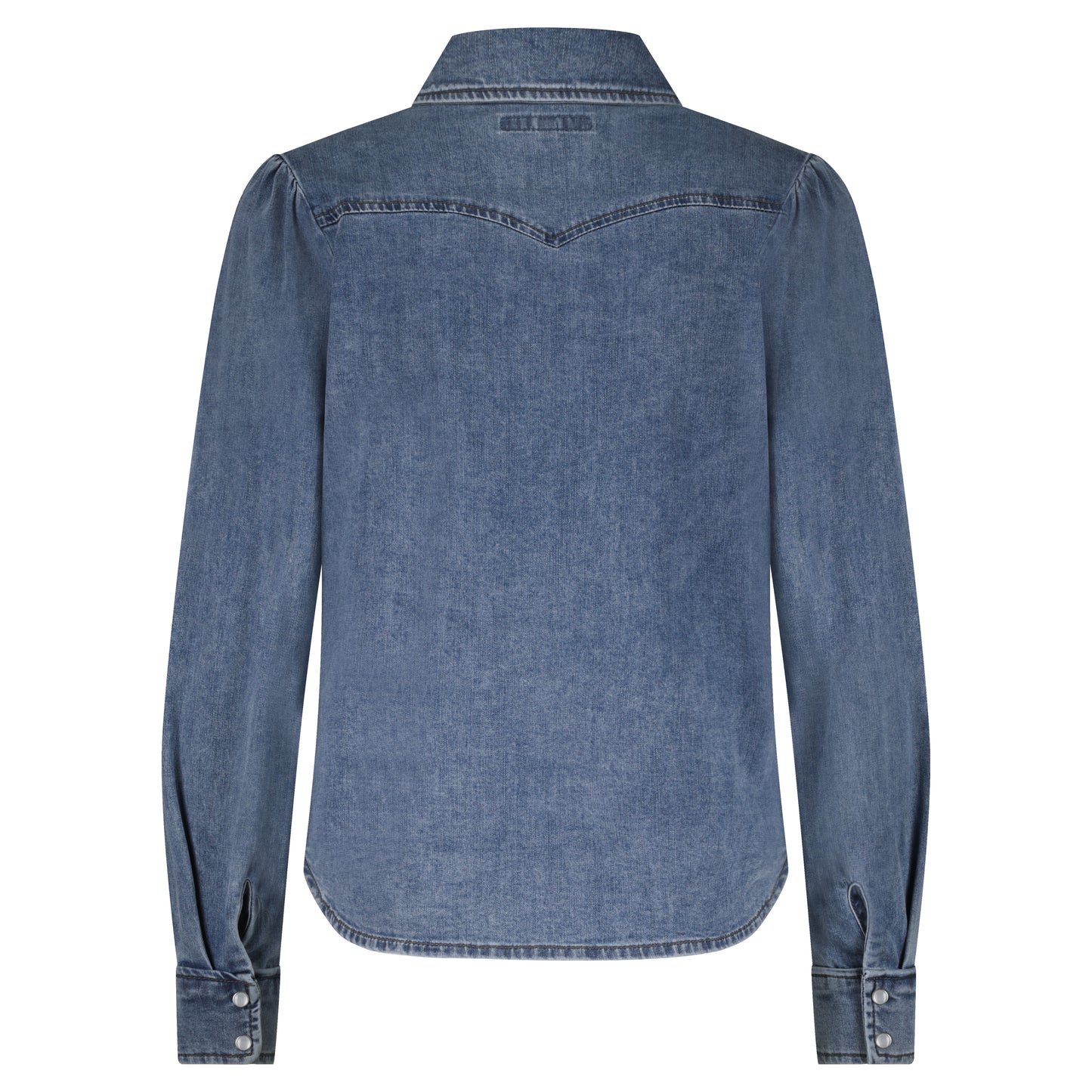 Victoria Blouse Denim Midstone