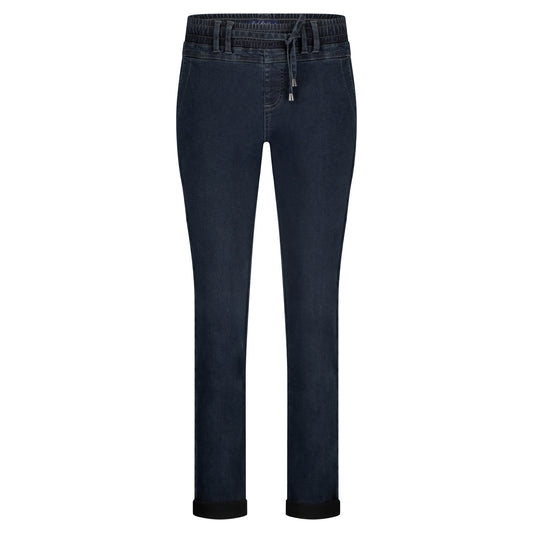 Tessy Denim Ribjog Dark Stone Used