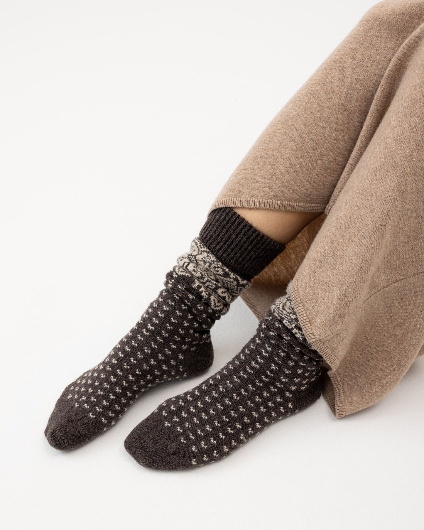 Sundborn Raggasocks Oyster/Brown