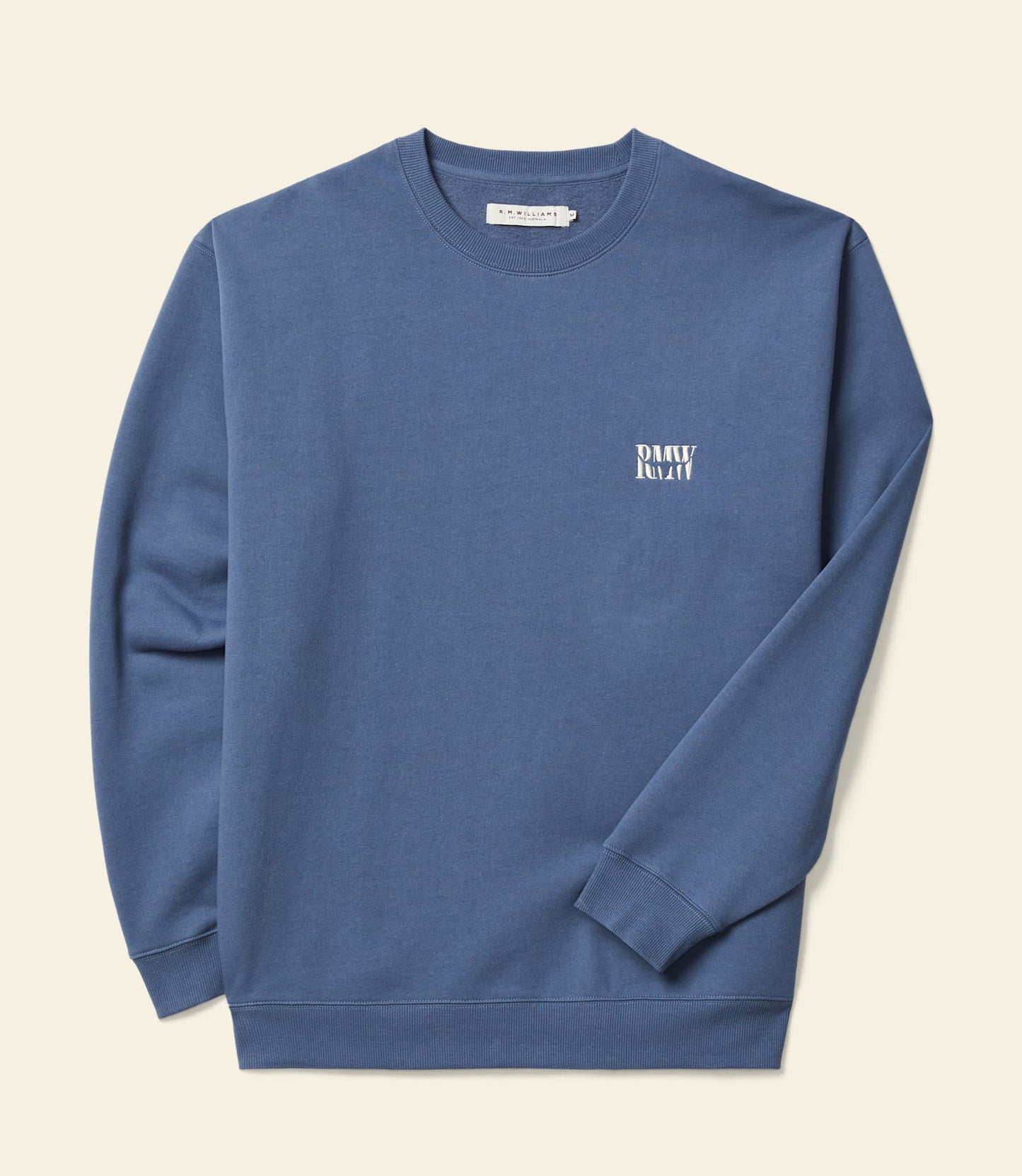 Branded Crew Sweatshirt Blue