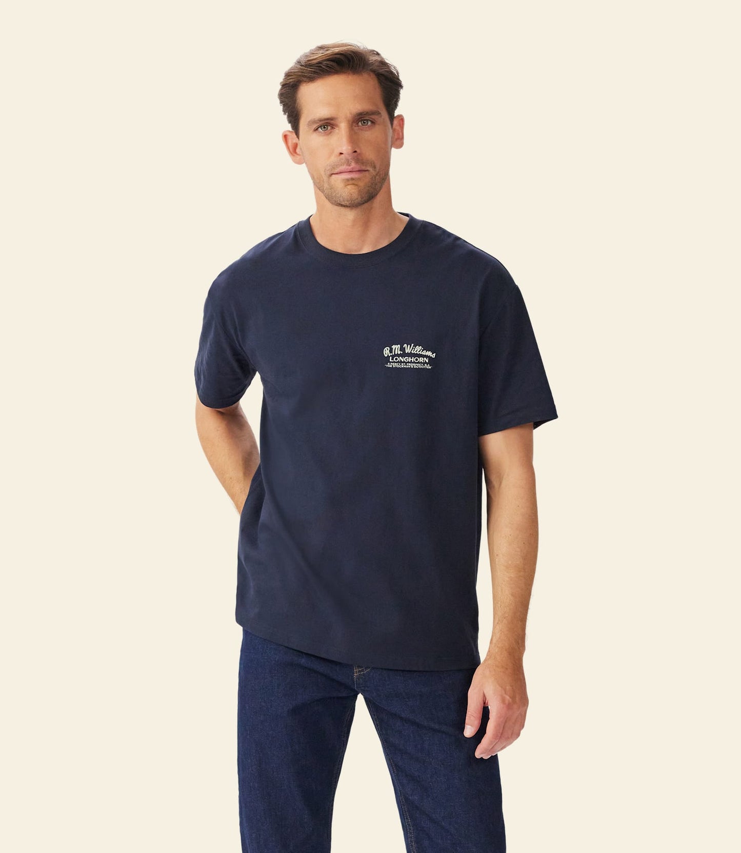 Longhorn T-Shirt Navy