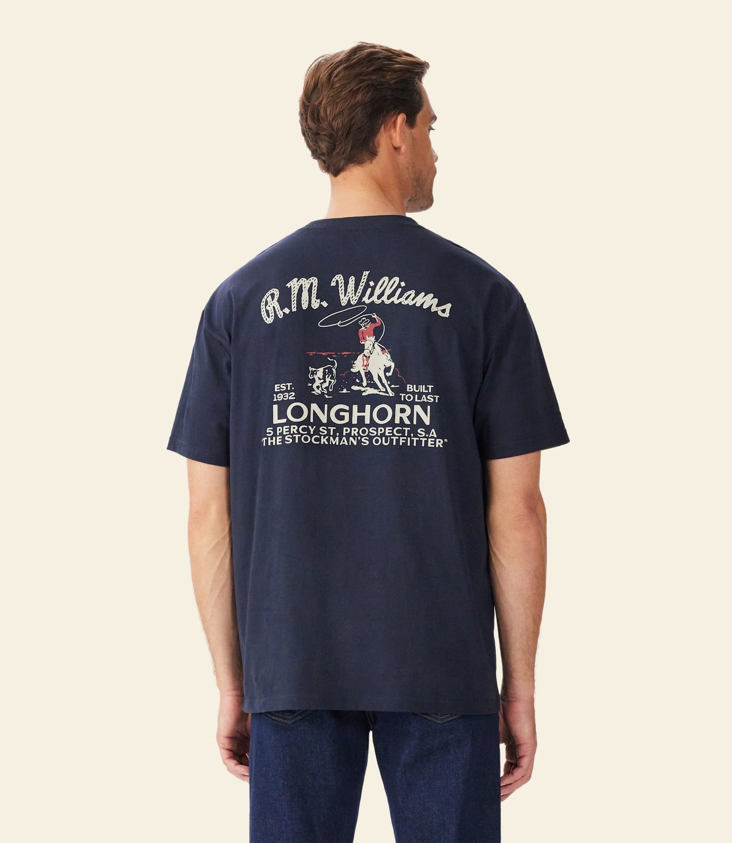 Longhorn T-Shirt Navy