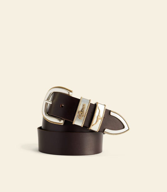 Rope Drover Belt Chestnut