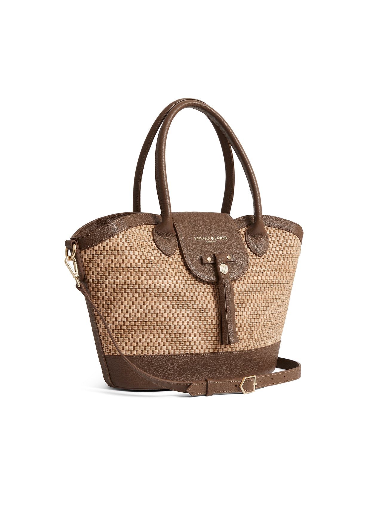 The Windsor Basket Bag -Tan Leather