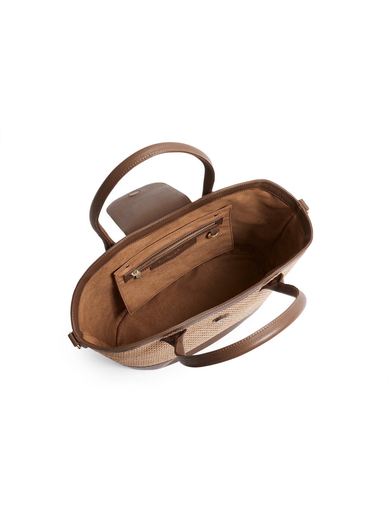 The Windsor Basket Bag -Tan Leather