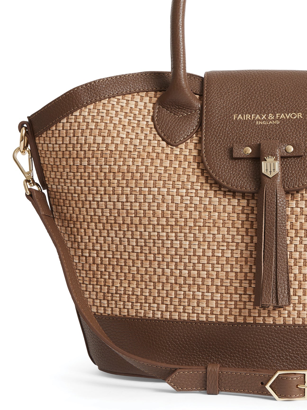The Windsor Basket Bag -Tan Leather