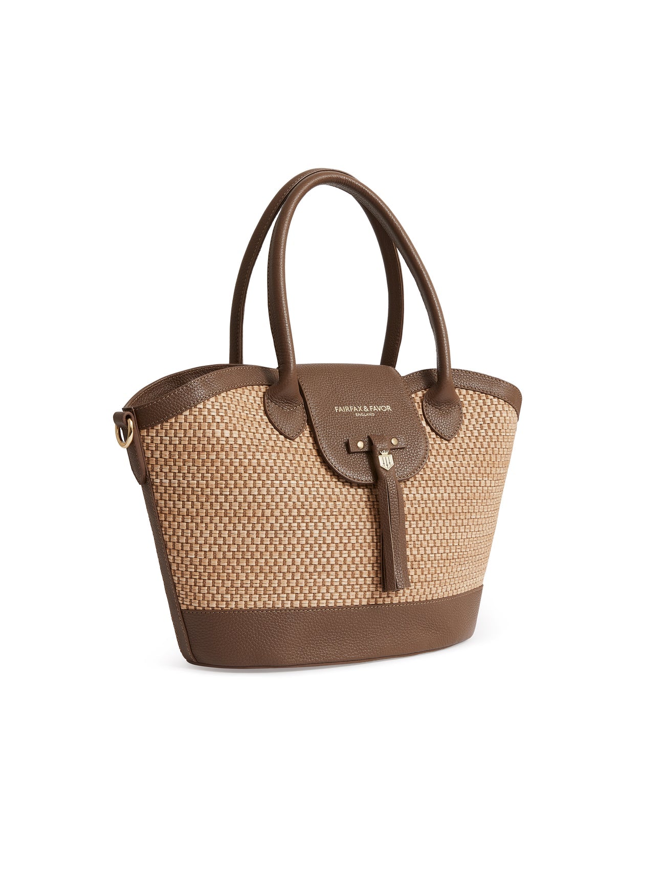 The Windsor Basket Bag -Tan Leather