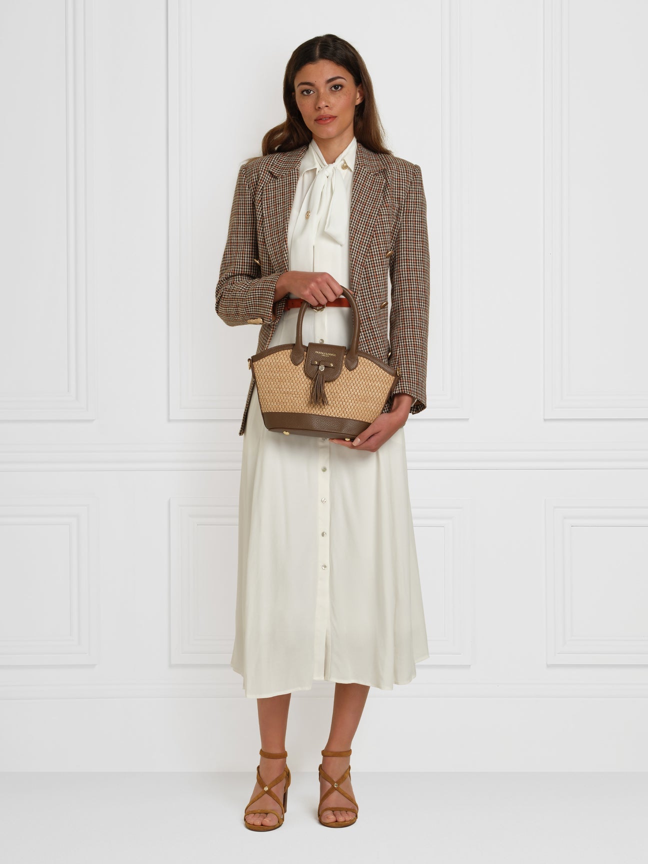 The Mini Windsor Basket Tan Leather