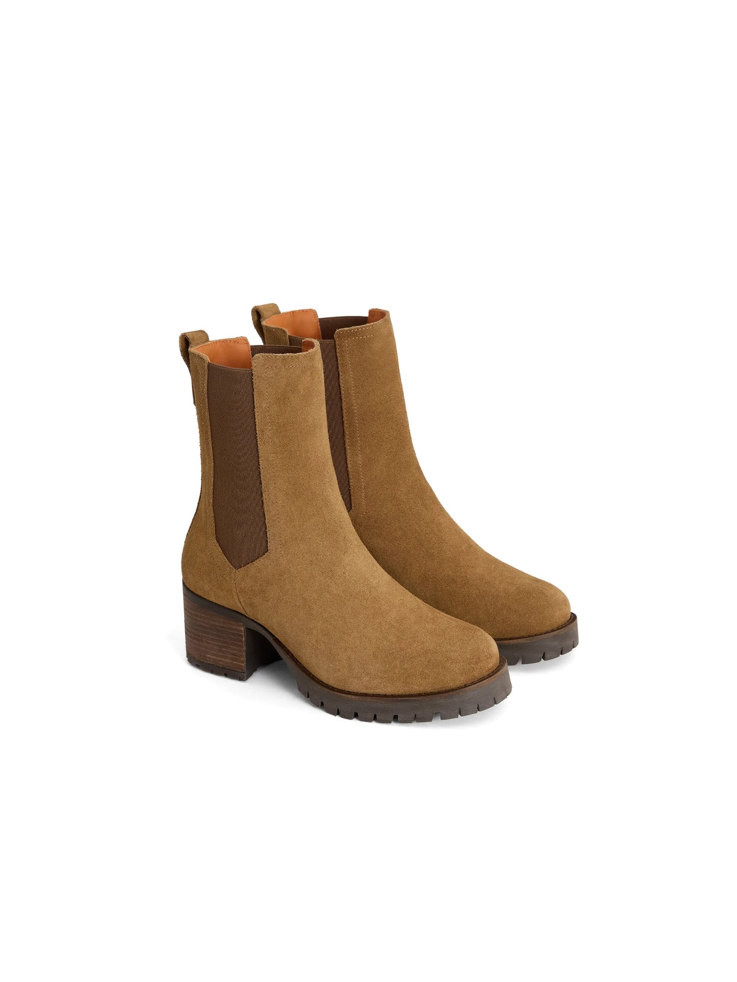 Boudica Tan Suede Ankle Boot