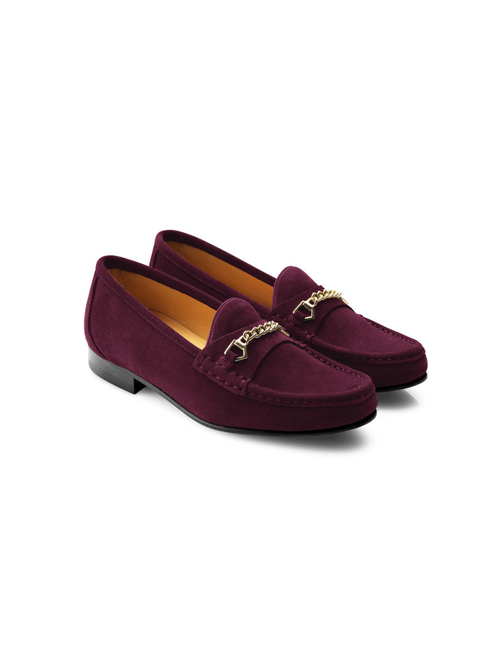 Stockists Exclusive Apsley Women’s Loafers - Elderberry Suede