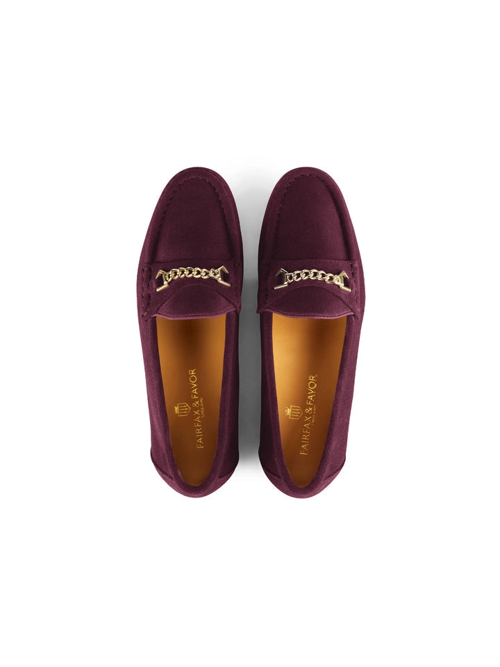 Stockists Exclusive Apsley Women’s Loafers - Elderberry Suede