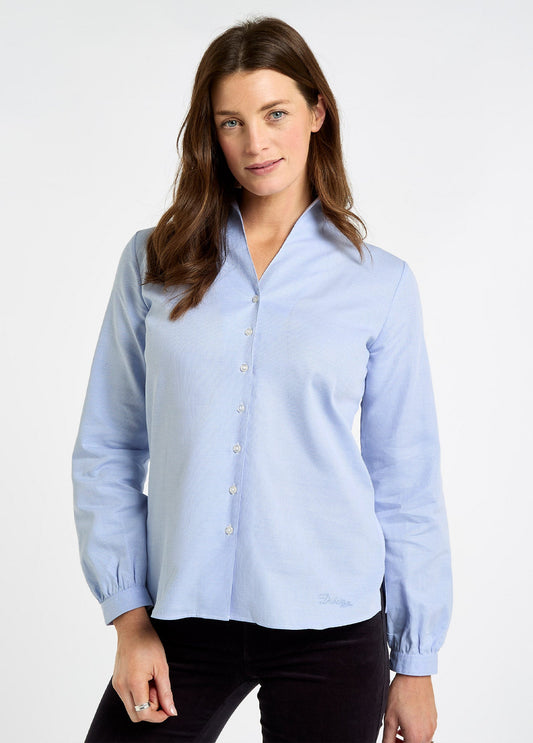 Woodsage Women’s cotton shirt - Blue