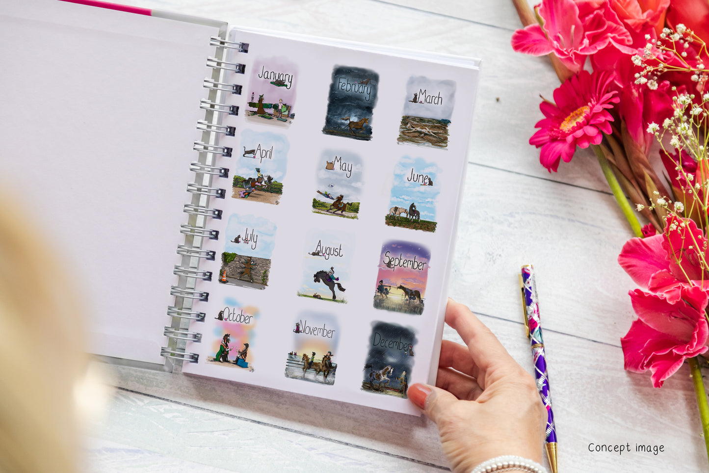 2027 A5 Ringbound Diary