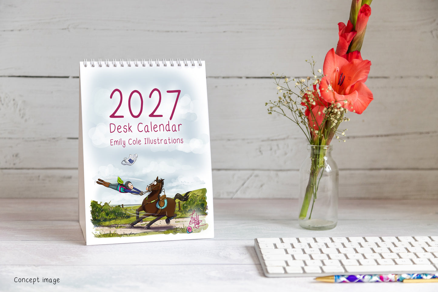 2027 Desk Calendar