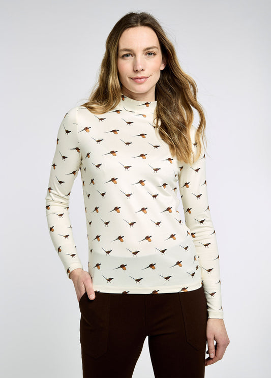Reynolds Women's printed top - Cream