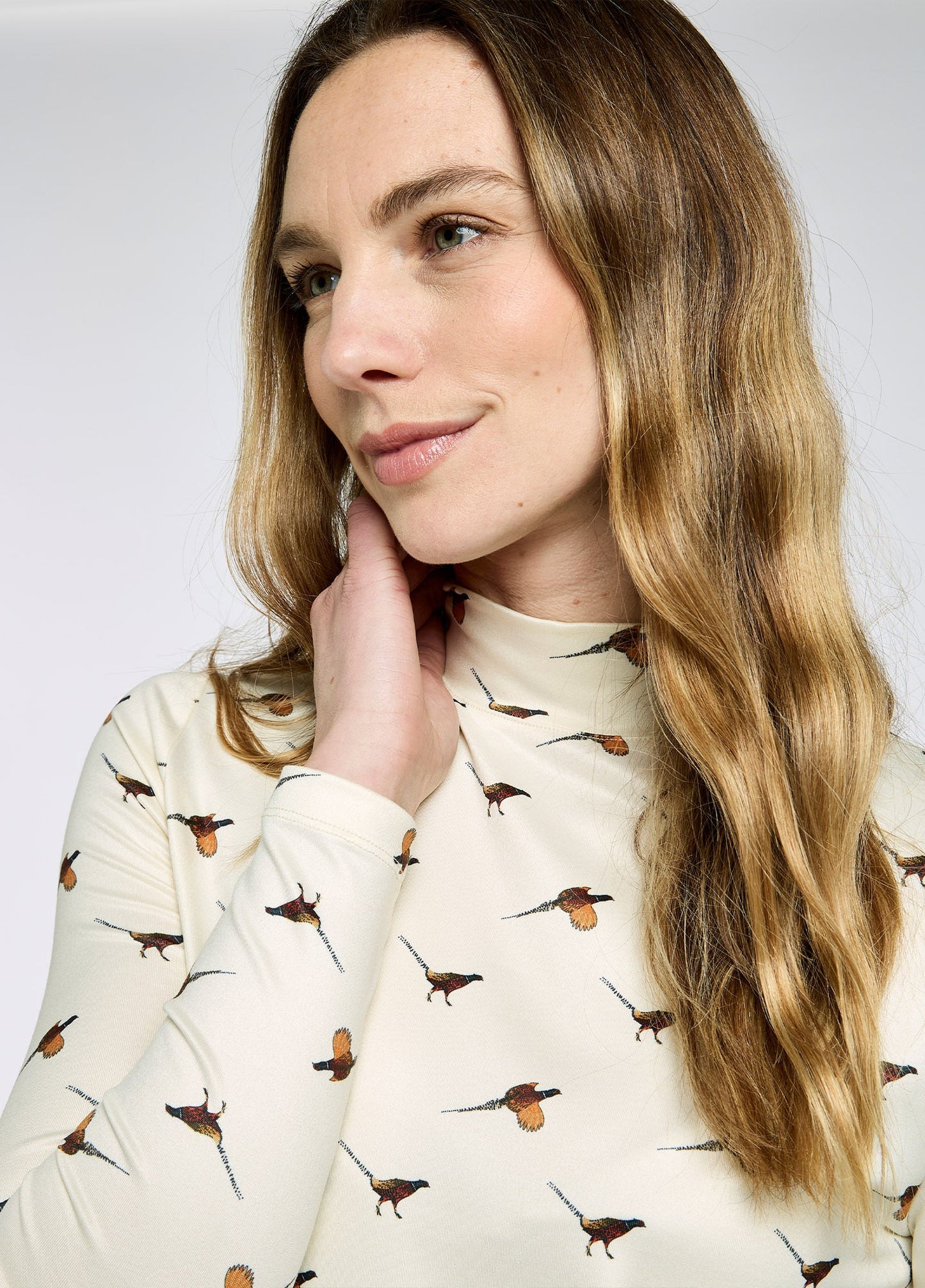 Reynolds Women's printed top - Cream