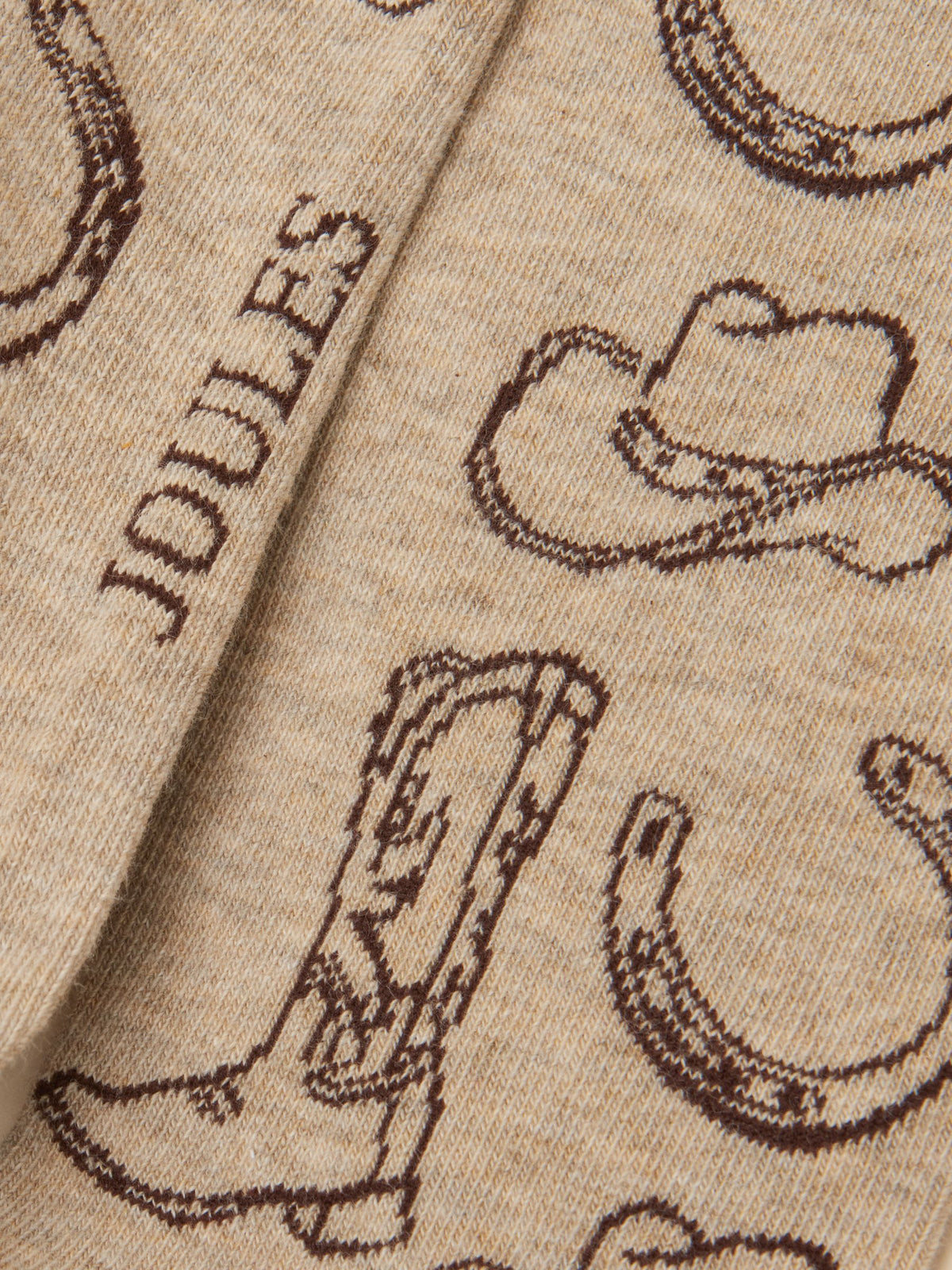 Women's Everyday Brown & Neutral Rodeo Cotton Blend Socks 2 Pack (size 4-8)