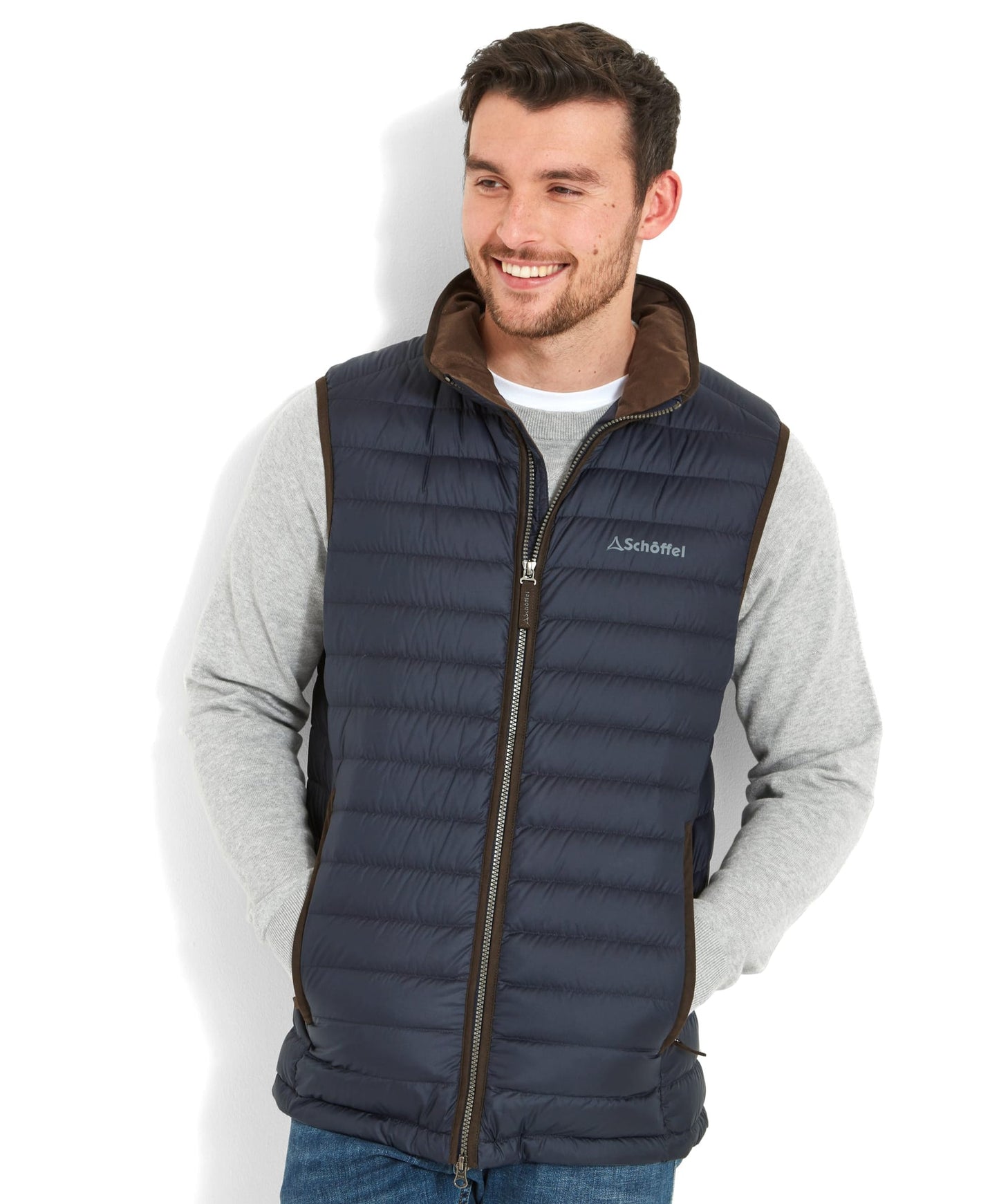Bowden Down Gilet True Navy