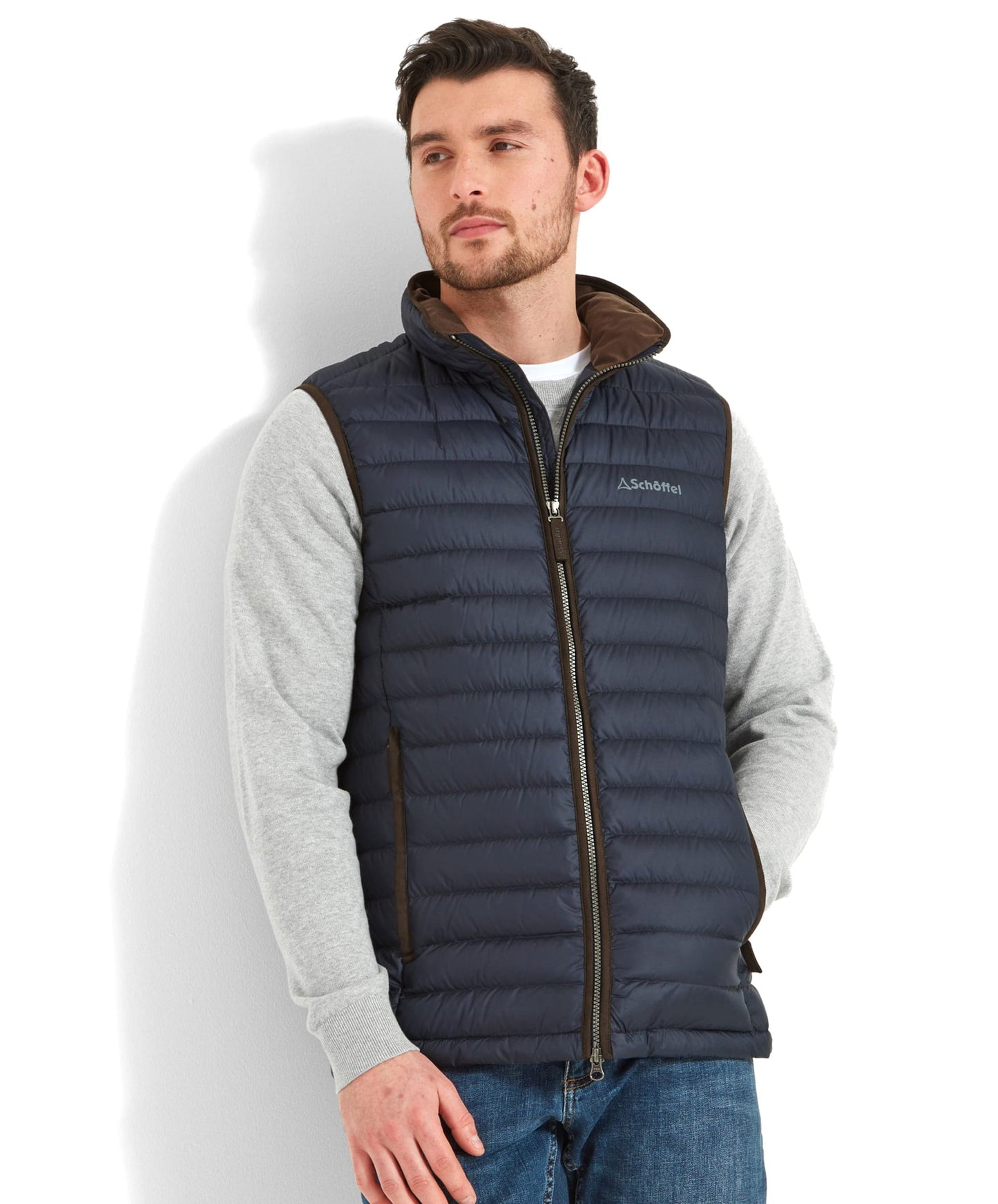 Bowden Down Gilet True Navy