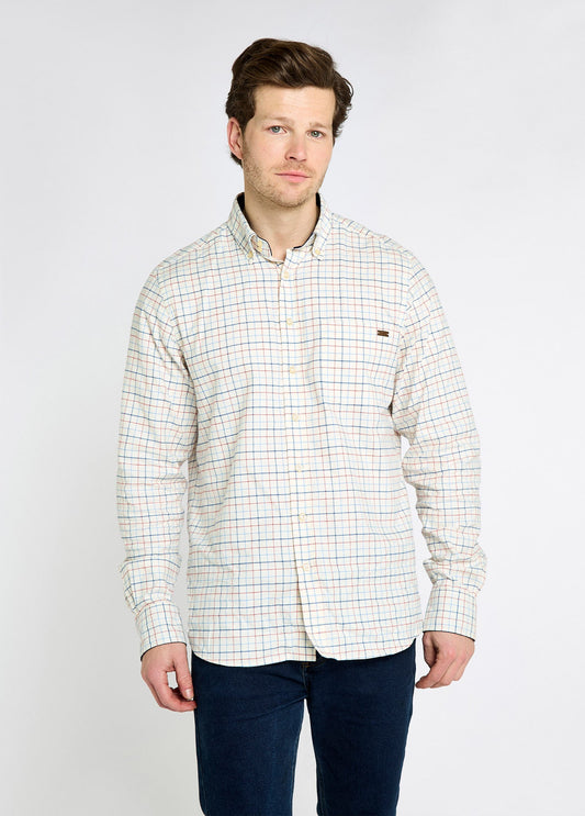 Drumcar Men’s tattersall check shirt - Indigo