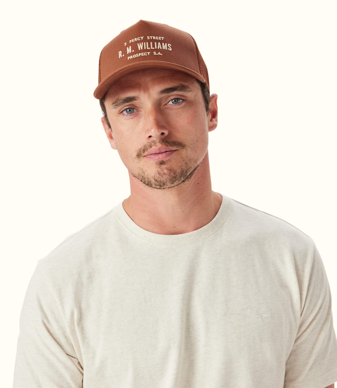 Stencil Trucker Cap Tortoise