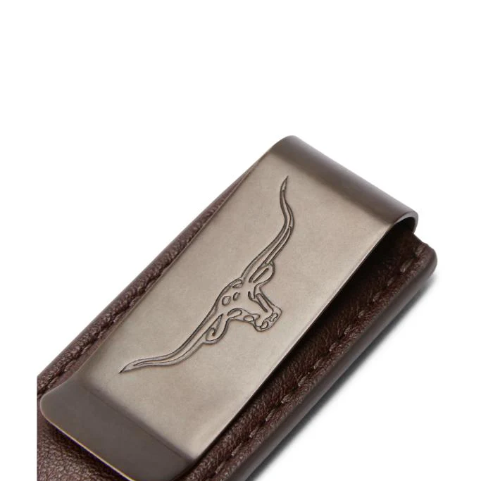 Farrier Leather Money Clip Whiskey