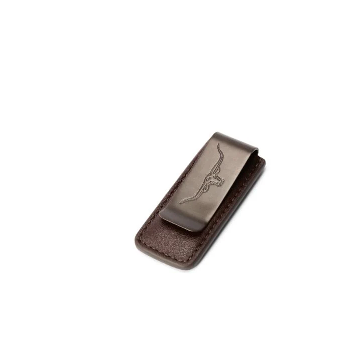 Farrier Leather Money Clip Whiskey