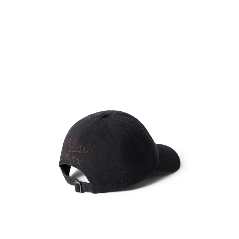 Longhorn twill cap black wash